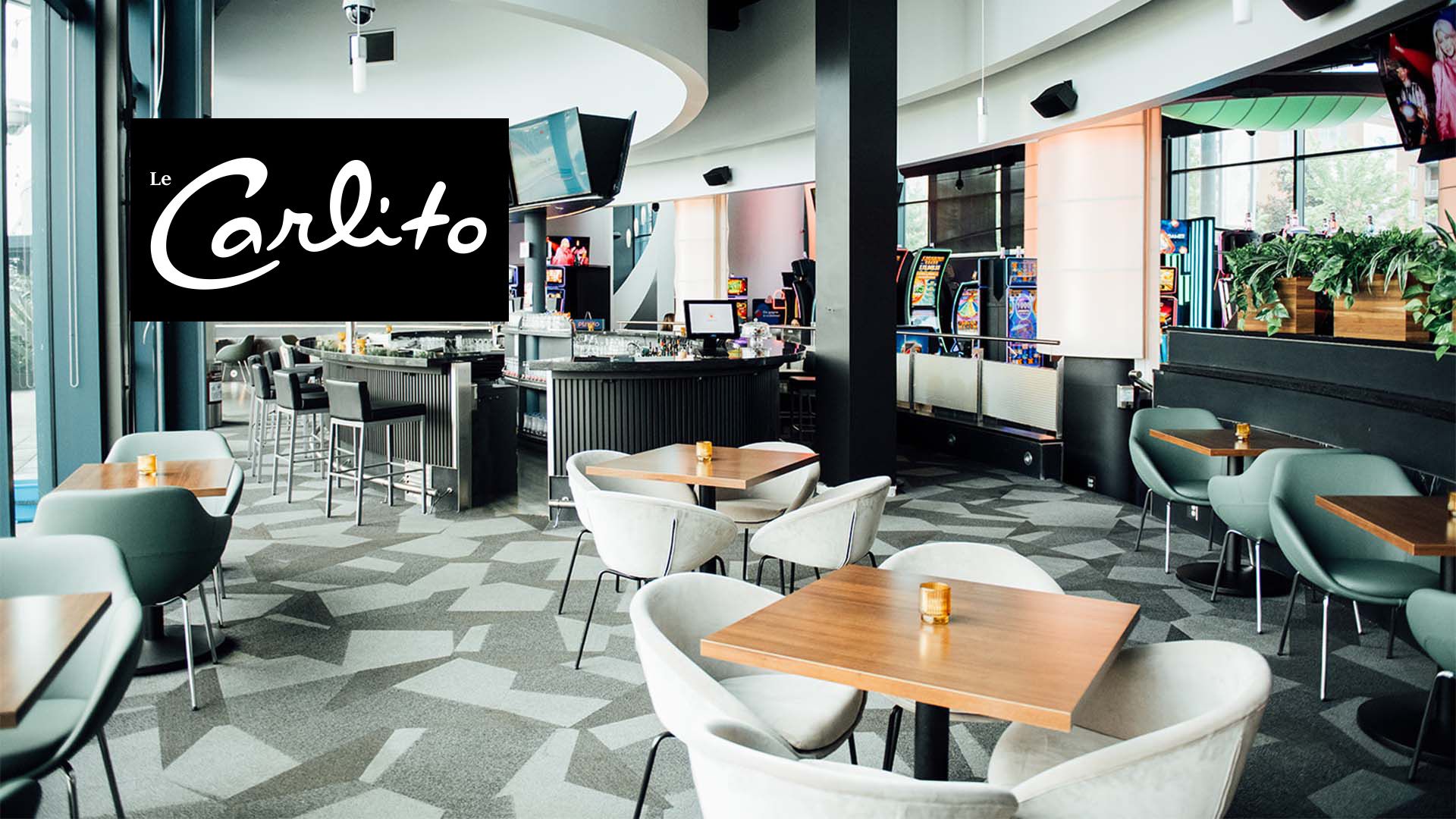 Salle à manger du restaurant Le Carlito.